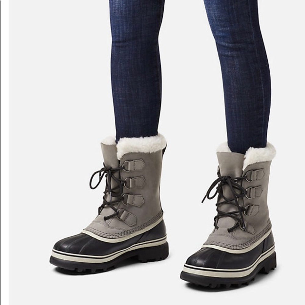 Sorel Caribou Shale Stone Snow Boots